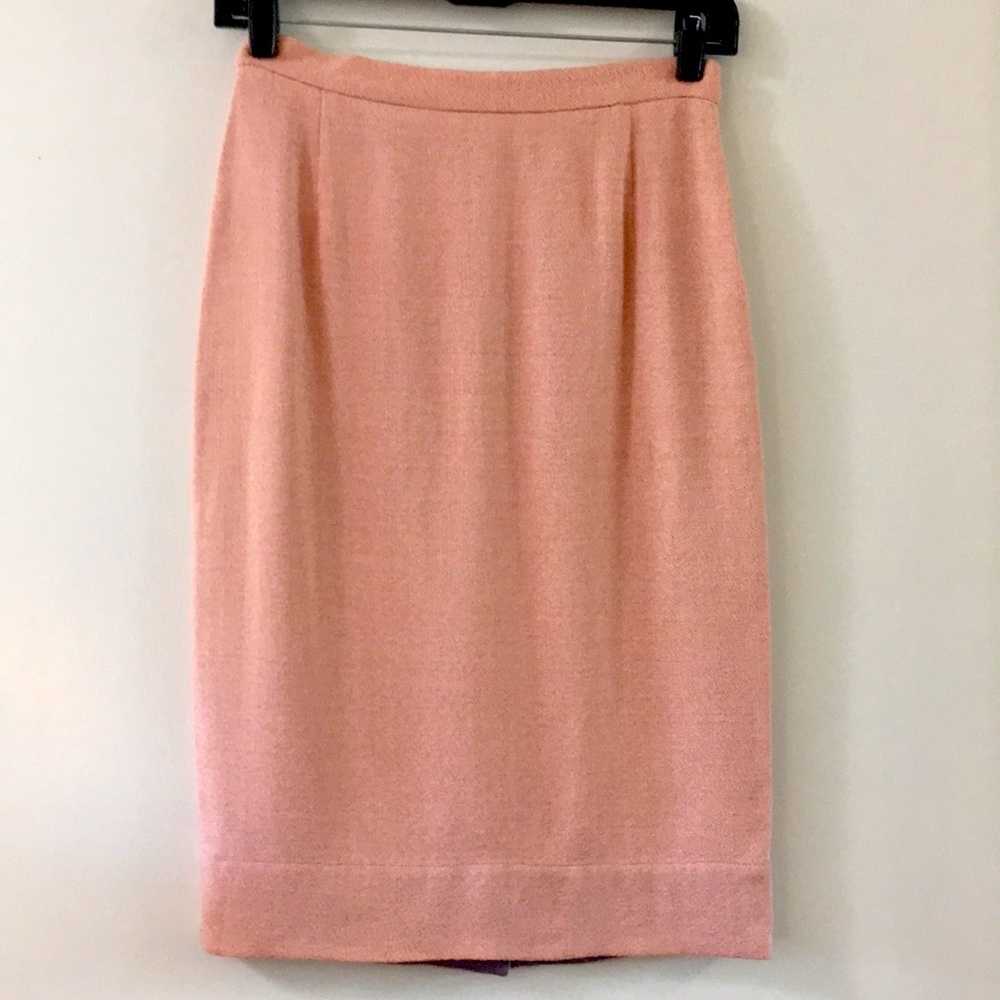 Prada sz 40 New Condition Never Worn Tweed Pencil Skirt